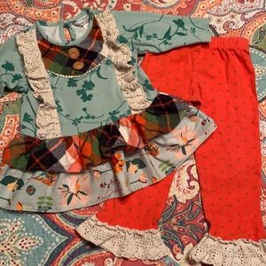 24m Peaches and Cream 2 piece set